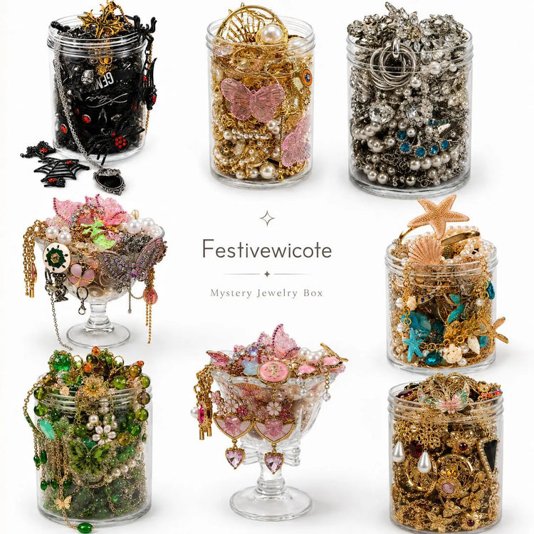 Birthday Jewelry Mystery Jar curated fashion jewelry assortment