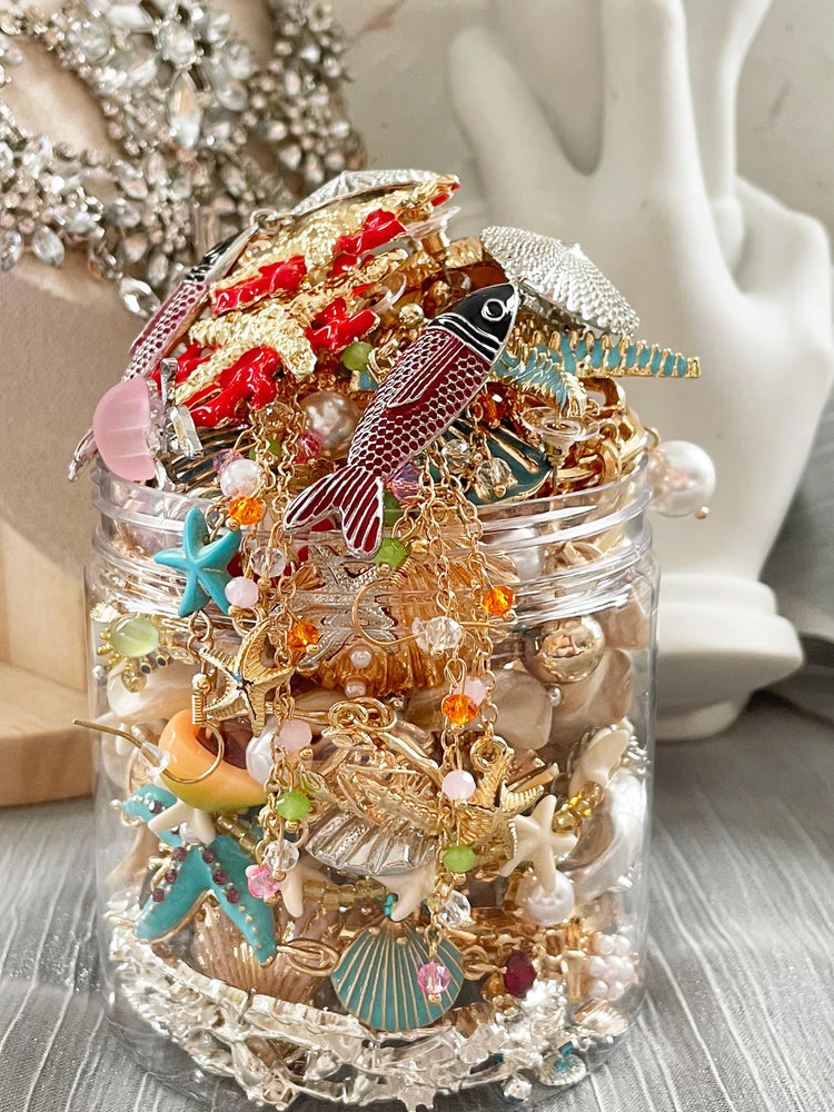 Ocean Pearl Style Mystery Jewelry Jar curated fashion jewelry assortment