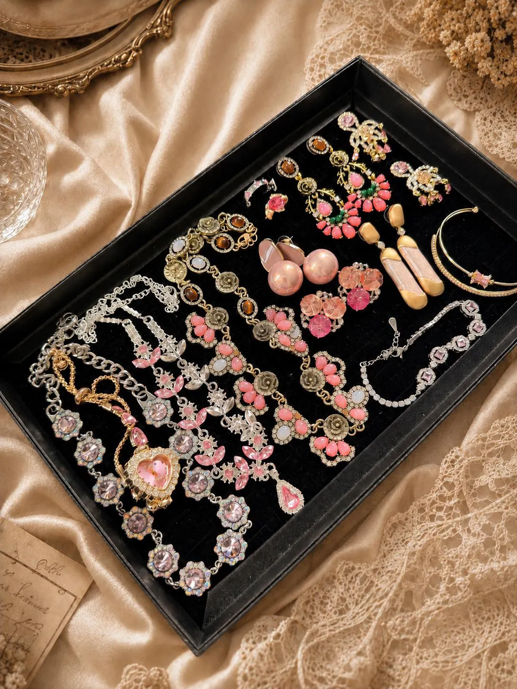 Vintage Inspired Jewelry Mystery Jar curated fashion jewelry assortment