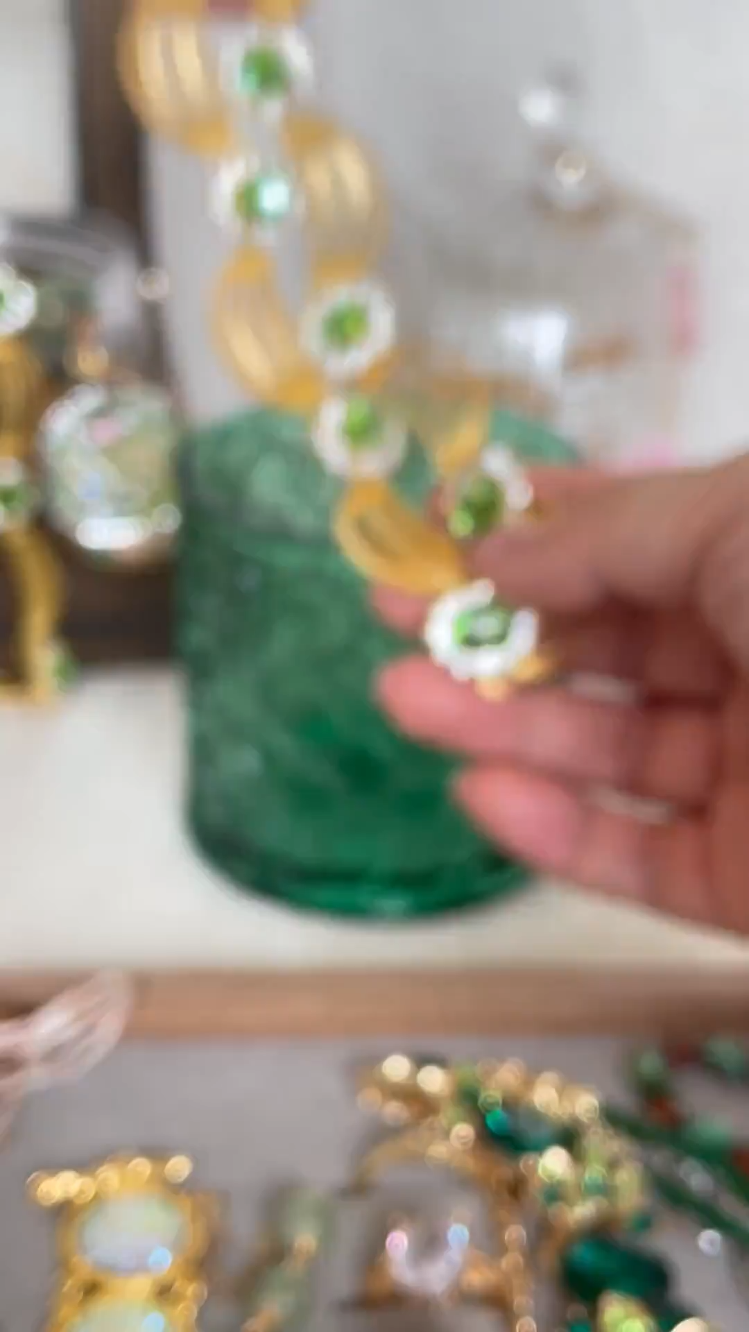 Green Fairy Inspired Mystery Jewelry Jar curated fashion jewelry assortment