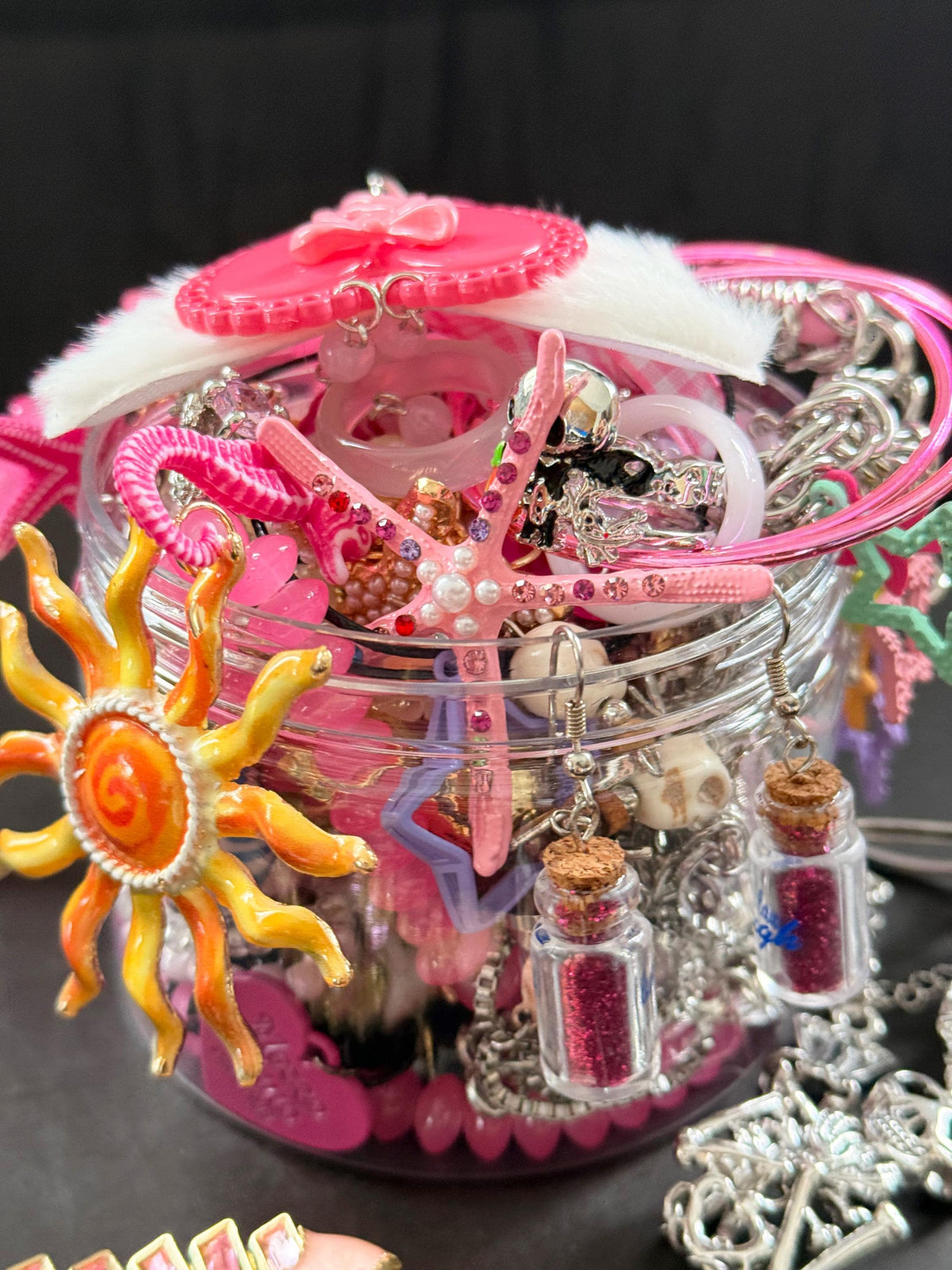 Pink Y2K Mystery Jewelry Box curated fashion jewelry assortment