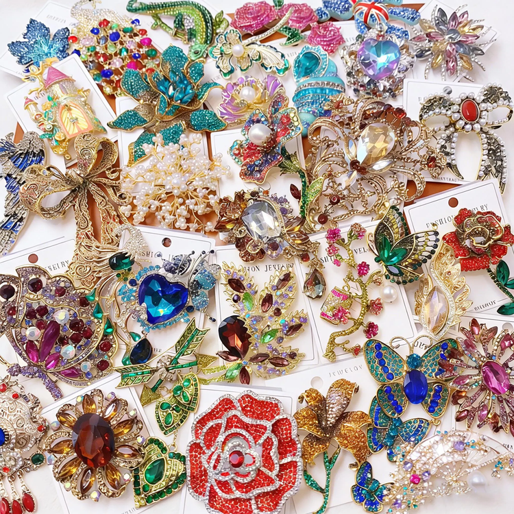Mystery Brooch Jar curated fashion jewelry assortment
