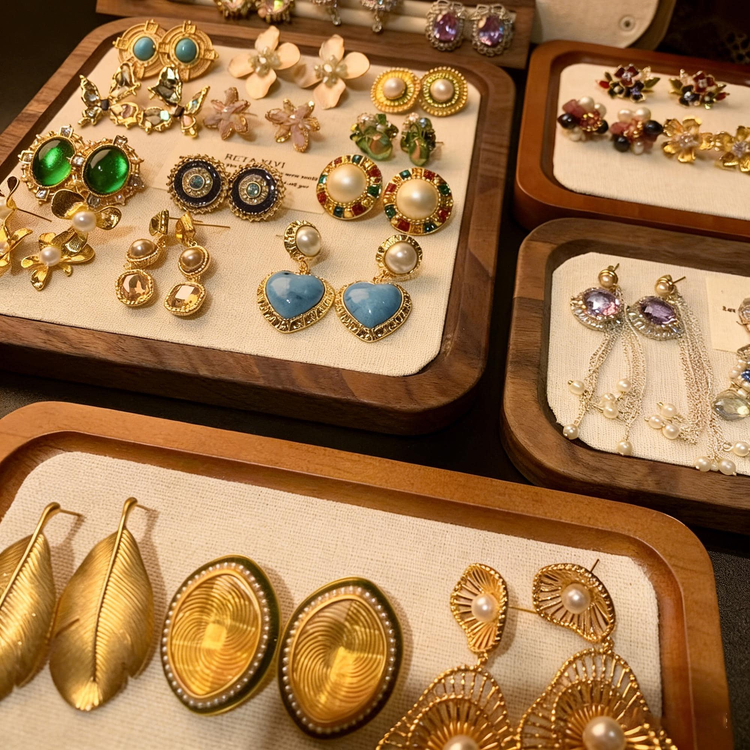 Gold Tone Jewelry Mystery Jar curated fashion jewelry assortment
