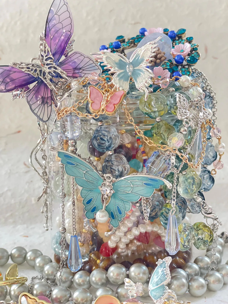 Butterfly Garden Mystery Jewelry Jar curated fashion jewelry assortment