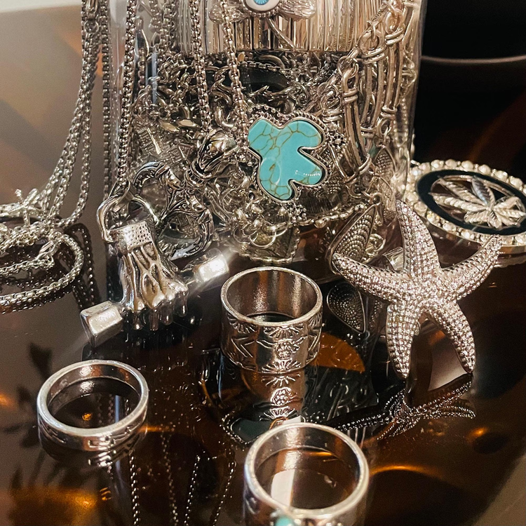 Vintage Inspired Jewelry Mystery Jar curated fashion jewelry assortment