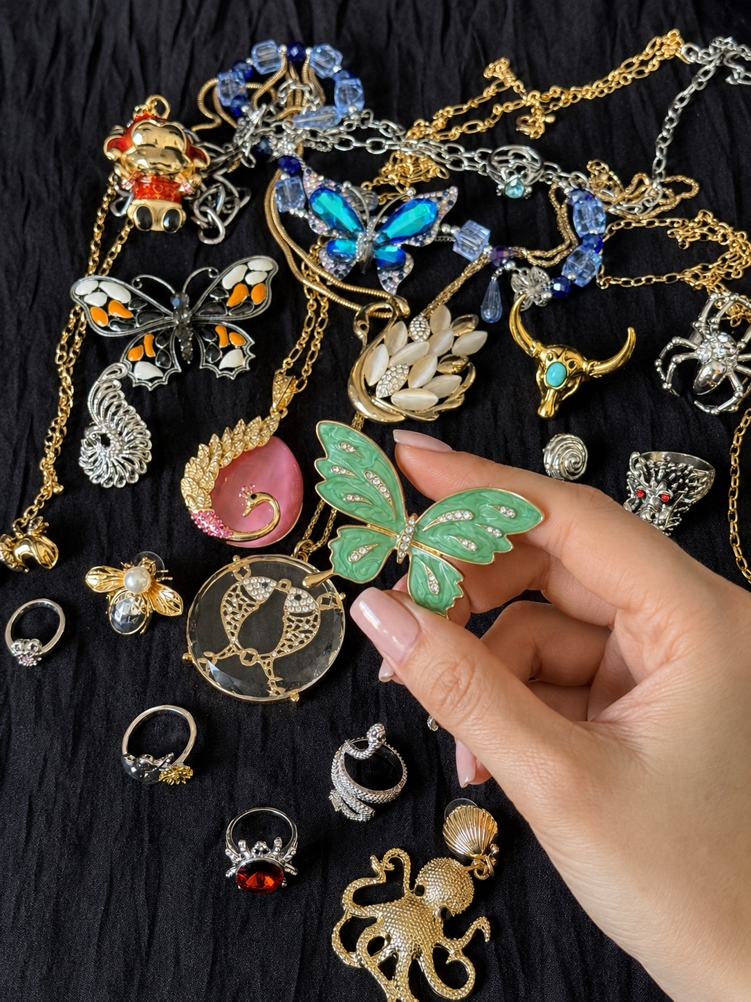 Animal Inspired Mystery Jewelry Jar curated fashion jewelry assortment