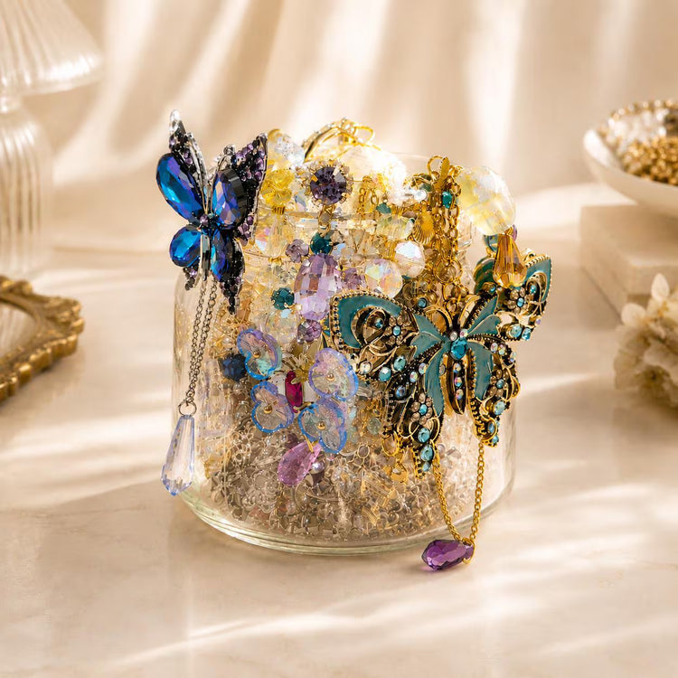 Butterfly Garden Mystery Jewelry Jar curated fashion jewelry assortment