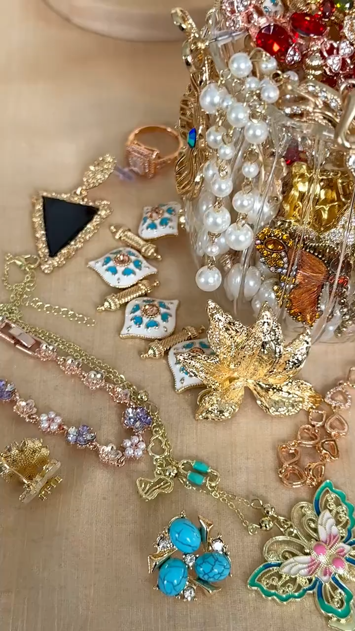 Butterfly Garden Mystery Jewelry Jar curated fashion jewelry assortment