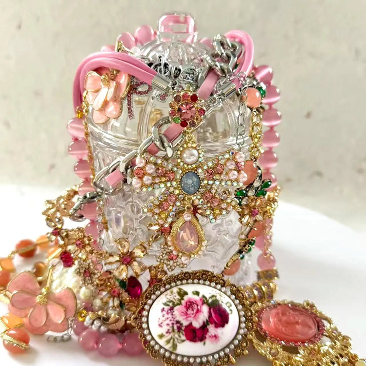 Pink Coquette Mystery Jewelry Jar curated fashion jewelry assortment