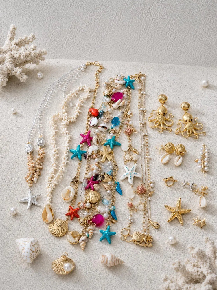 Coastal Baroque Mystery Jewelry Jar curated fashion jewelry assortment