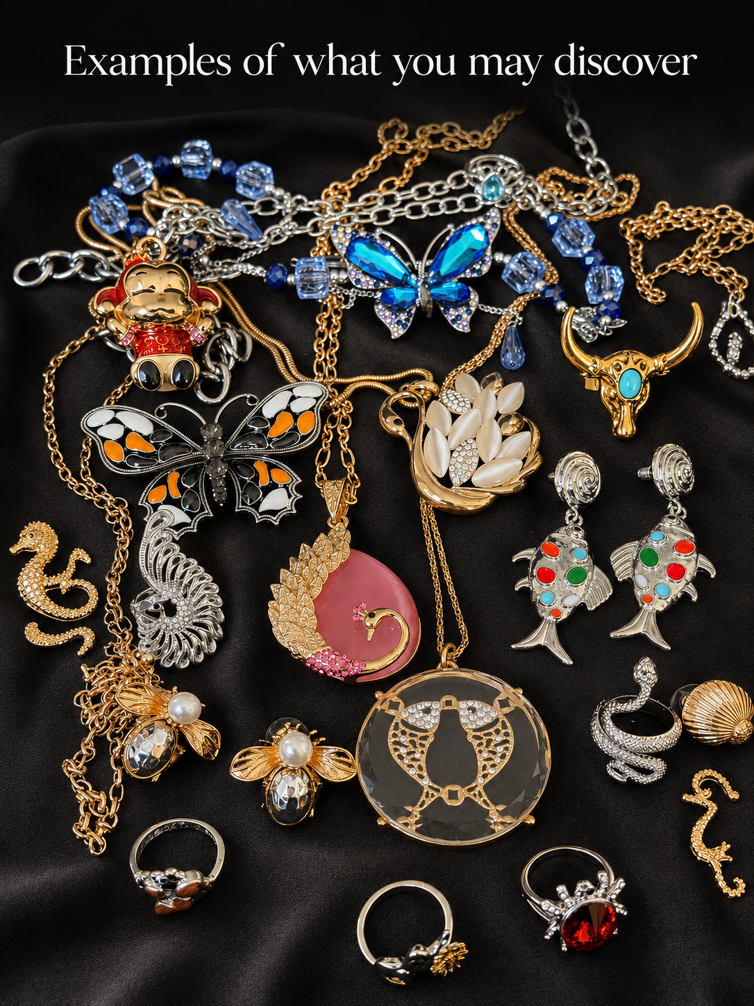 Animal Inspired Mystery Jewelry Jar curated fashion jewelry assortment
