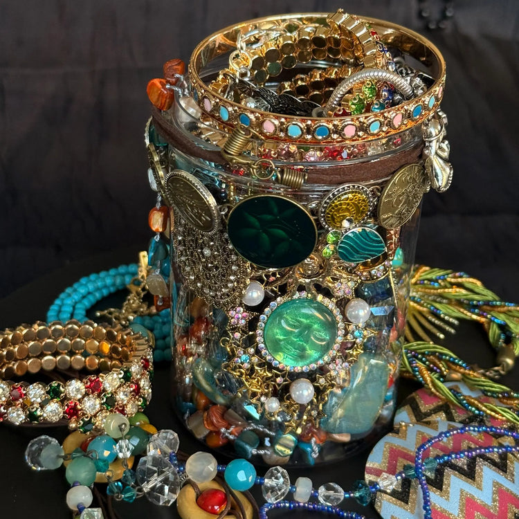Boho Mystery Jewelry Jar curated fashion jewelry assortment