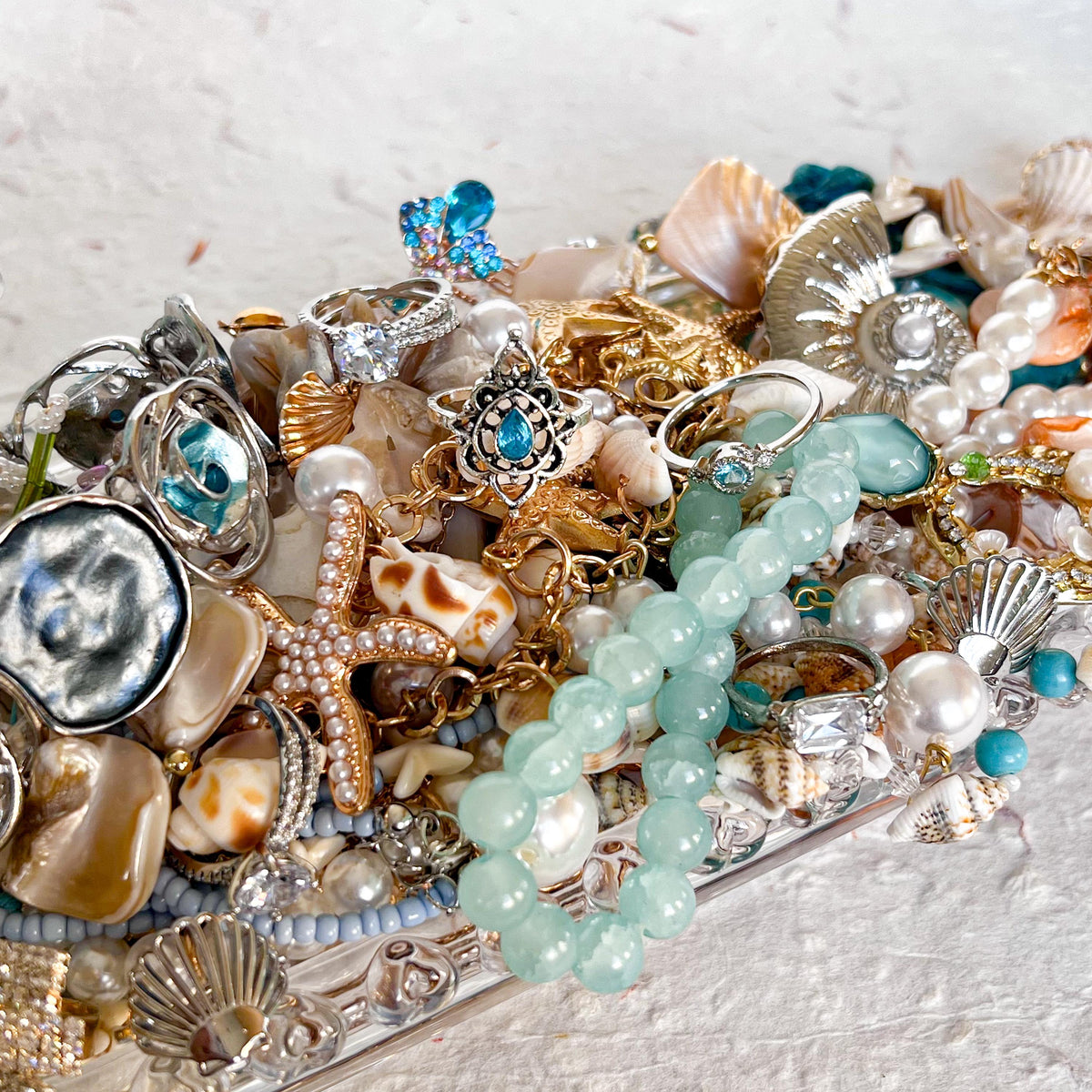 Ocean Pearl Style Mystery Jewelry Jar curated fashion jewelry assortment