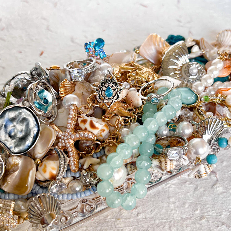 Ocean Pearl Style Mystery Jewelry Jar curated fashion jewelry assortment