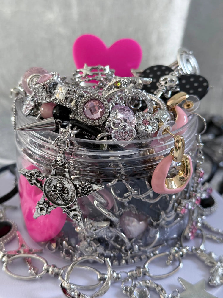 Pink Y2K Mystery Jewelry Box curated fashion jewelry assortment
