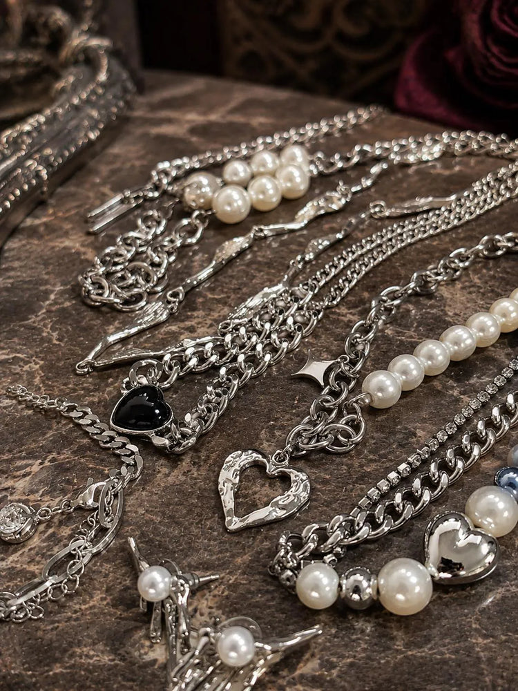Gothic Romance Mystery Jewelry Jar curated fashion jewelry assortment