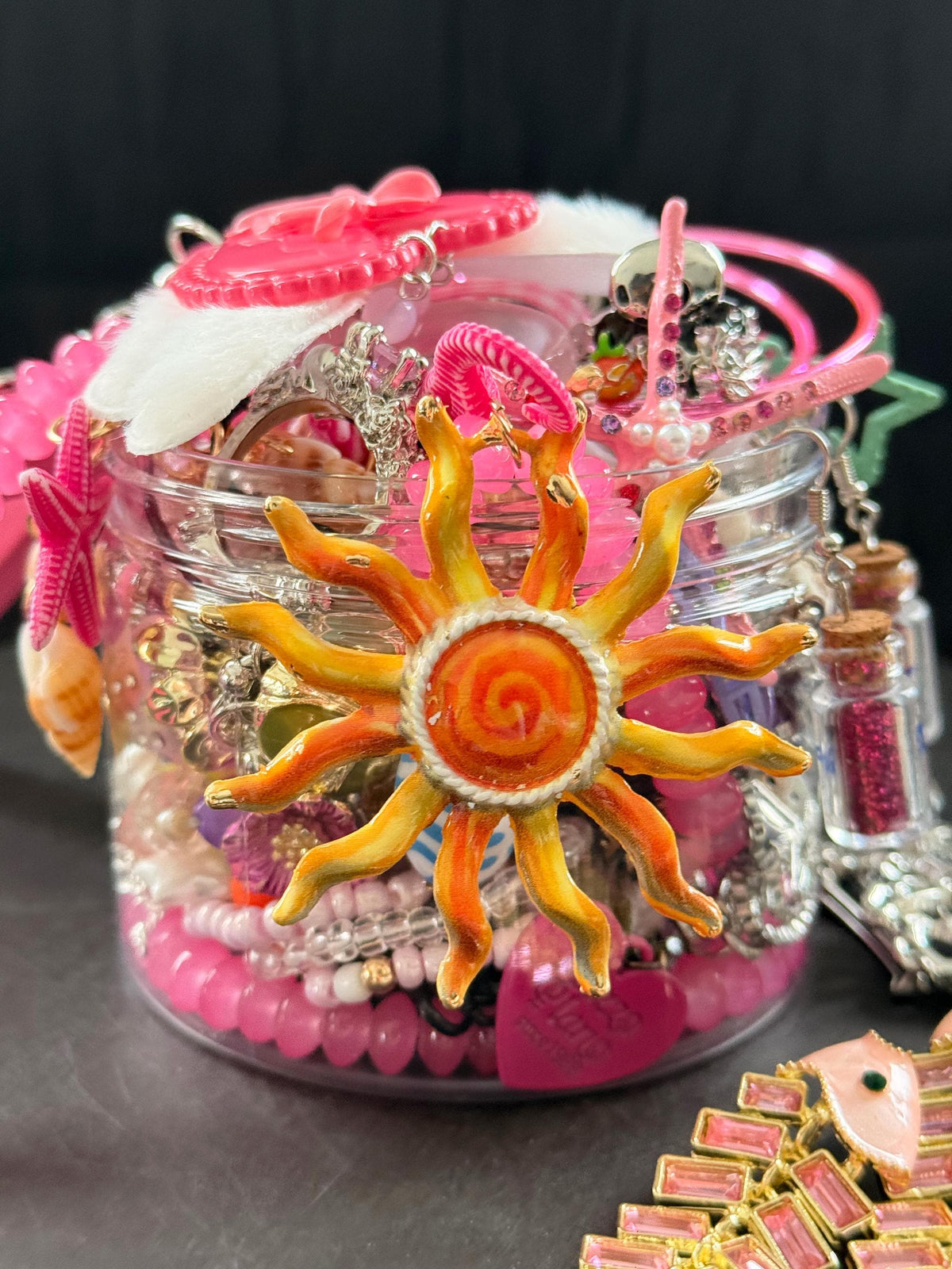 Pink Y2K Mystery Jewelry Box curated fashion jewelry assortment