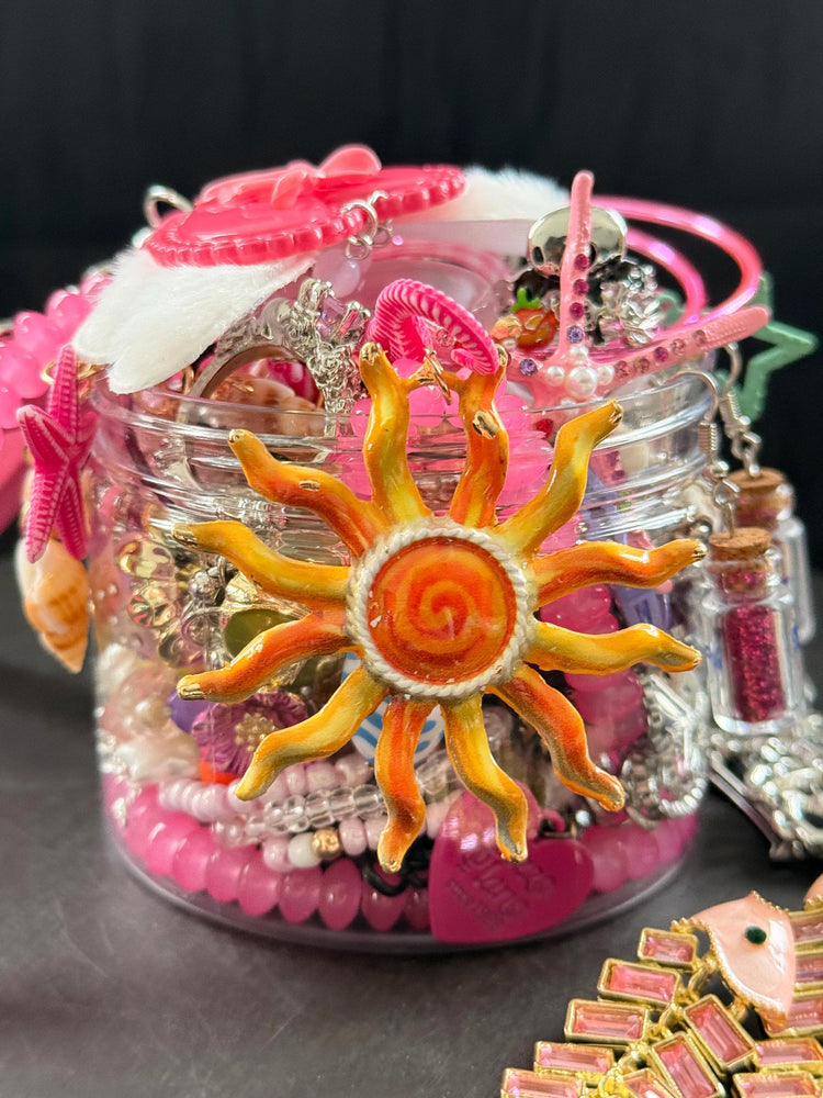 Pink Y2K Mystery Jewelry Box curated fashion jewelry assortment