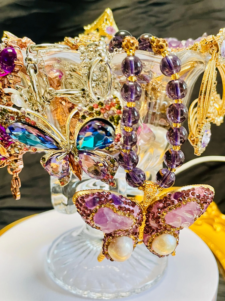 Amethyst Color Fairycore Mystery Jewelry Jar curated fashion jewelry assortment