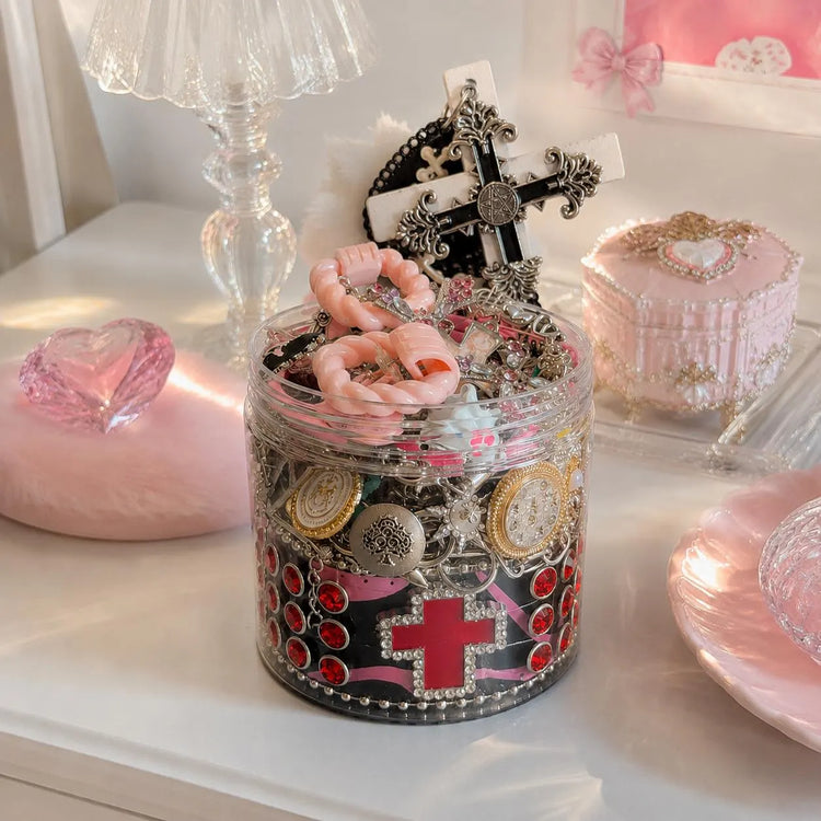 Pink Y2K Mystery Jewelry Box curated fashion jewelry assortment