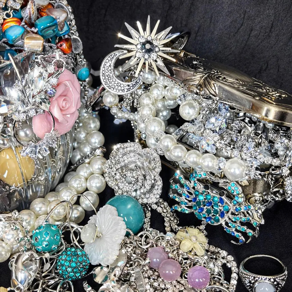 Vintage Inspired Jewelry Mystery Jar curated fashion jewelry assortment