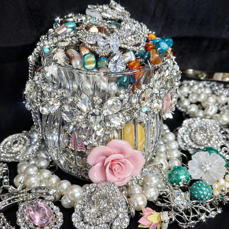 Vintage Inspired Jewelry Mystery Jar curated fashion jewelry assortment