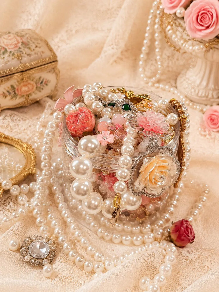Pink Coquette Mystery Jewelry Jar curated fashion jewelry assortment