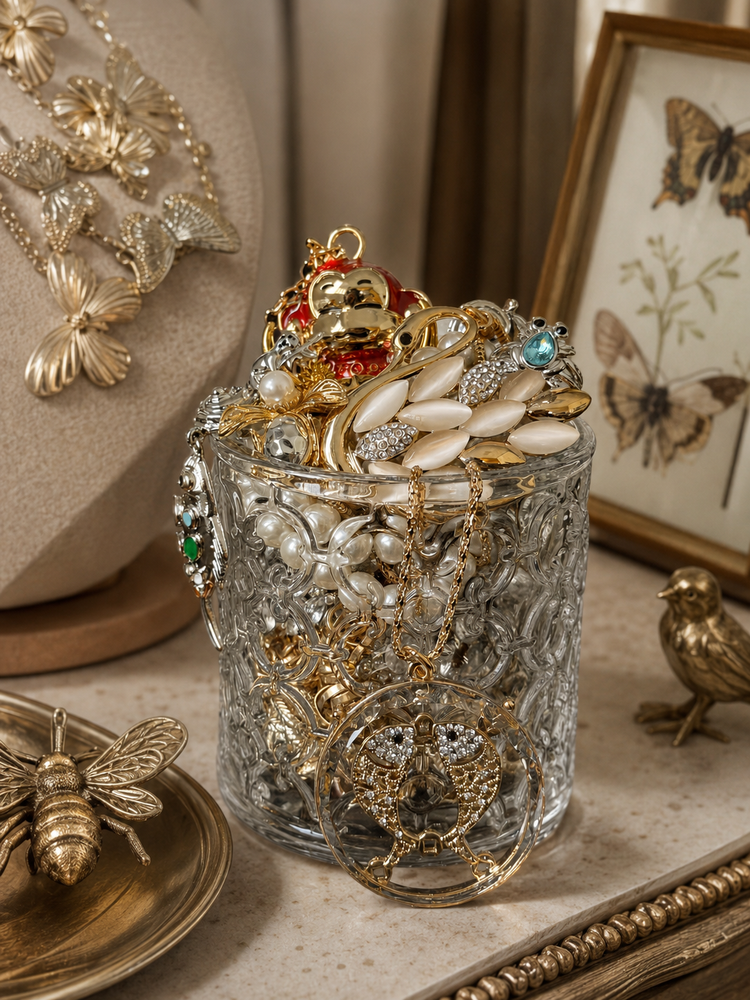 Animal Inspired Mystery Jewelry Jar curated fashion jewelry assortment