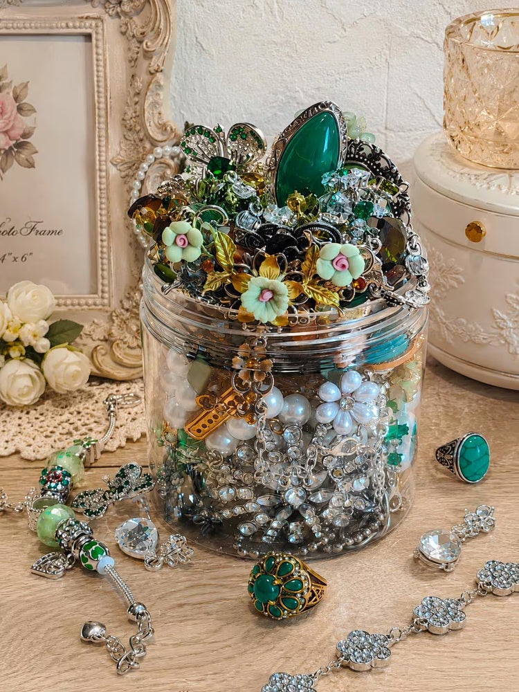 August Birthstone Inspired Mystery Jewelry Jar curated fashion jewelry assortment
