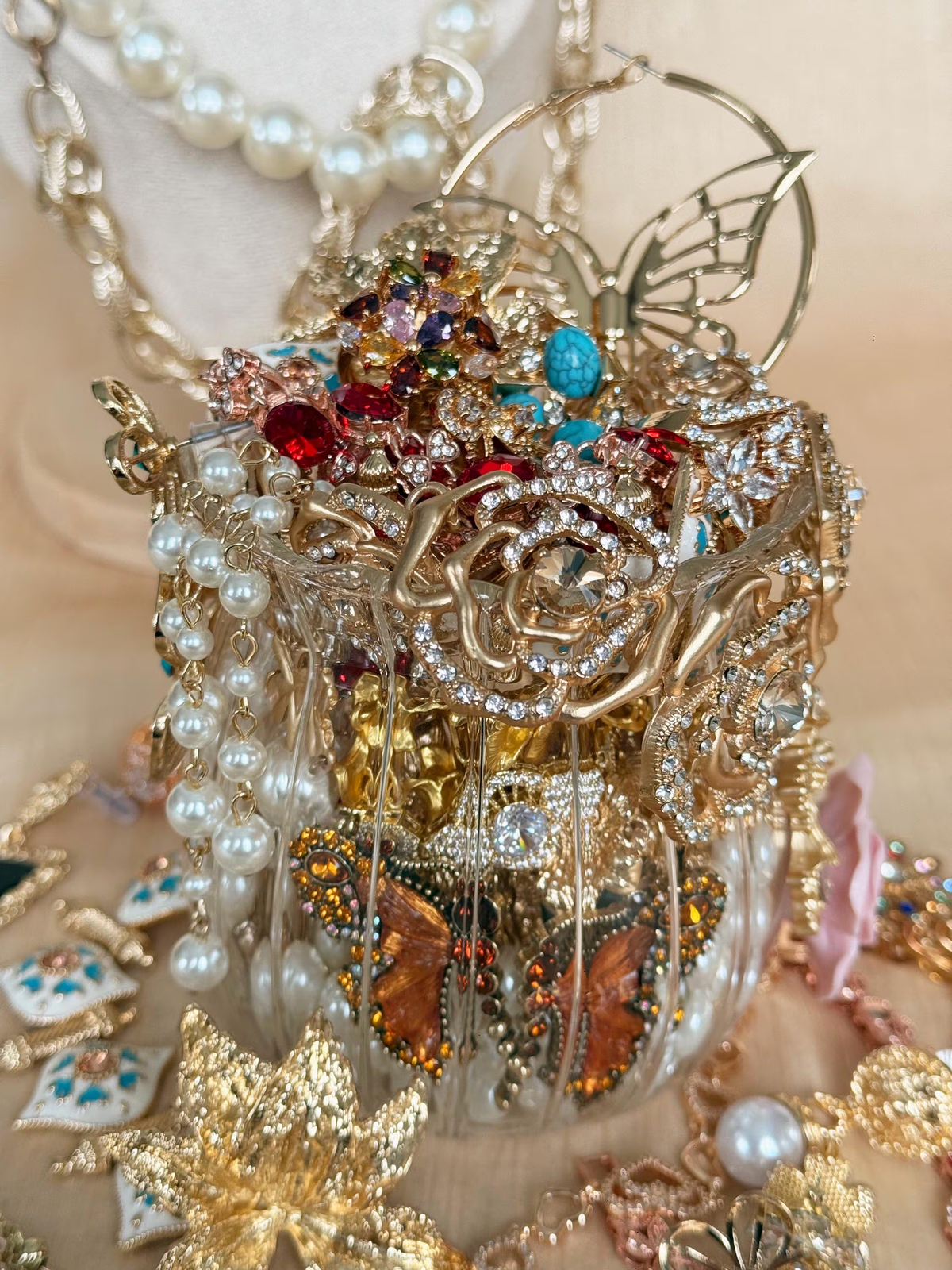 Butterfly Garden Mystery Jewelry Jar curated fashion jewelry assortment