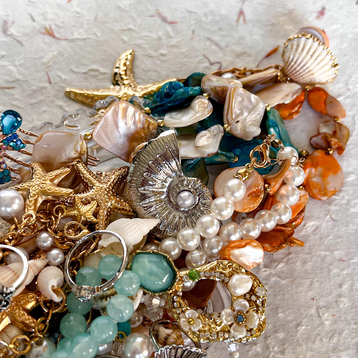 Ocean Pearl Style Mystery Jewelry Jar curated fashion jewelry assortment