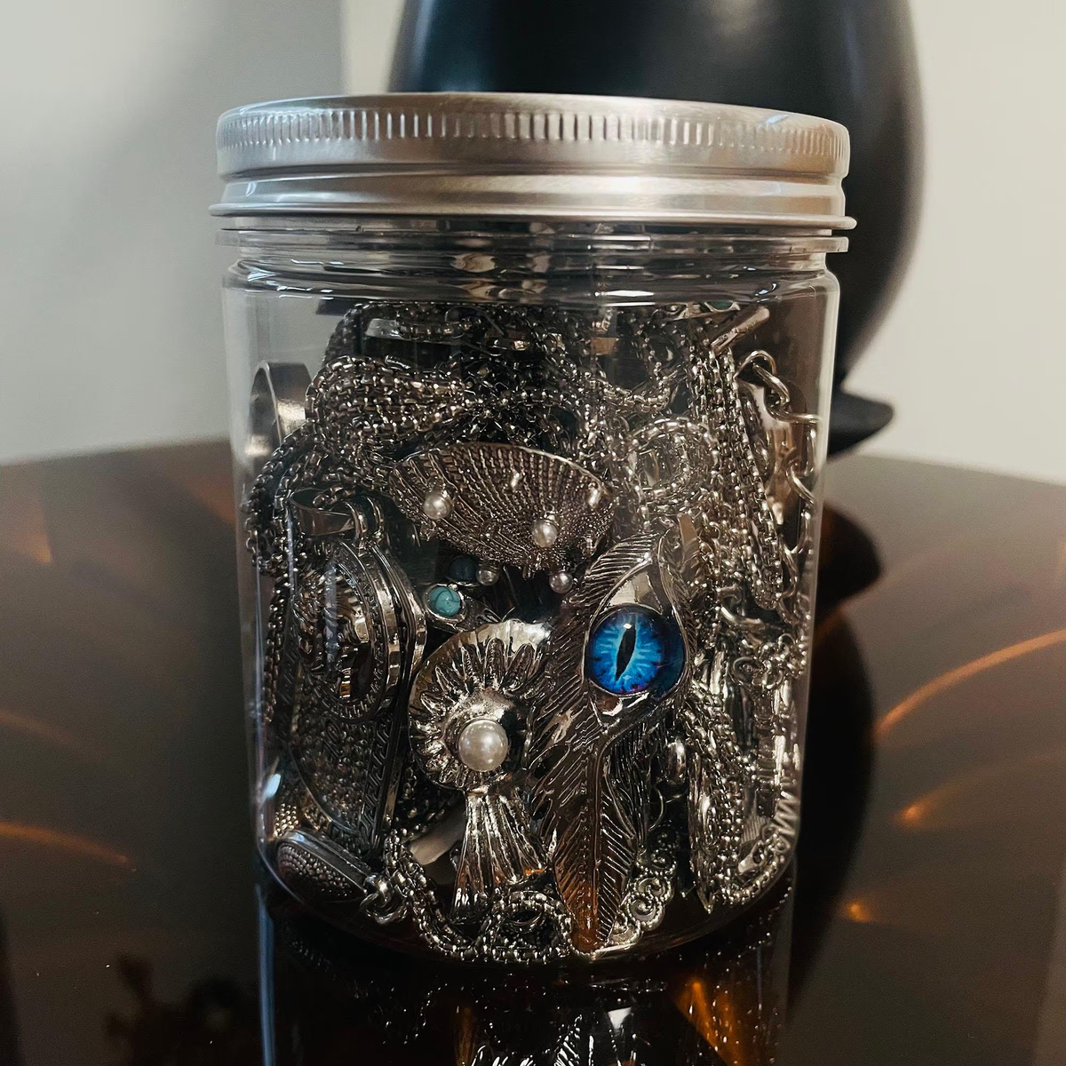 Vintage Inspired Jewelry Mystery Jar curated fashion jewelry assortment