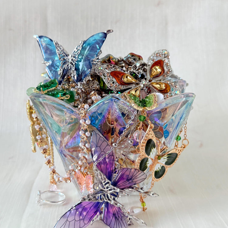 Butterfly Garden Mystery Jewelry Jar curated fashion jewelry assortment