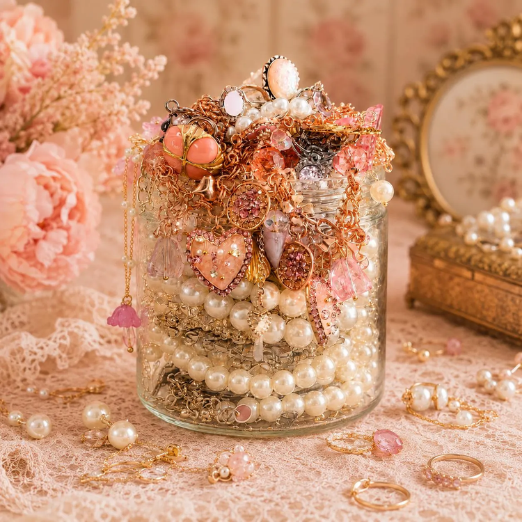 Birthday Jewelry Mystery Jar curated fashion jewelry assortment