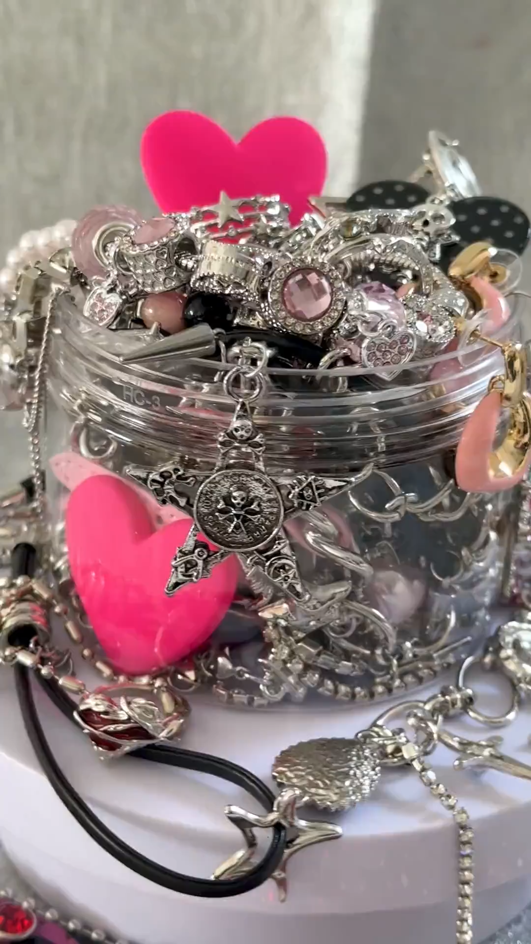 Pink Y2K Mystery Jewelry Box curated fashion jewelry assortment