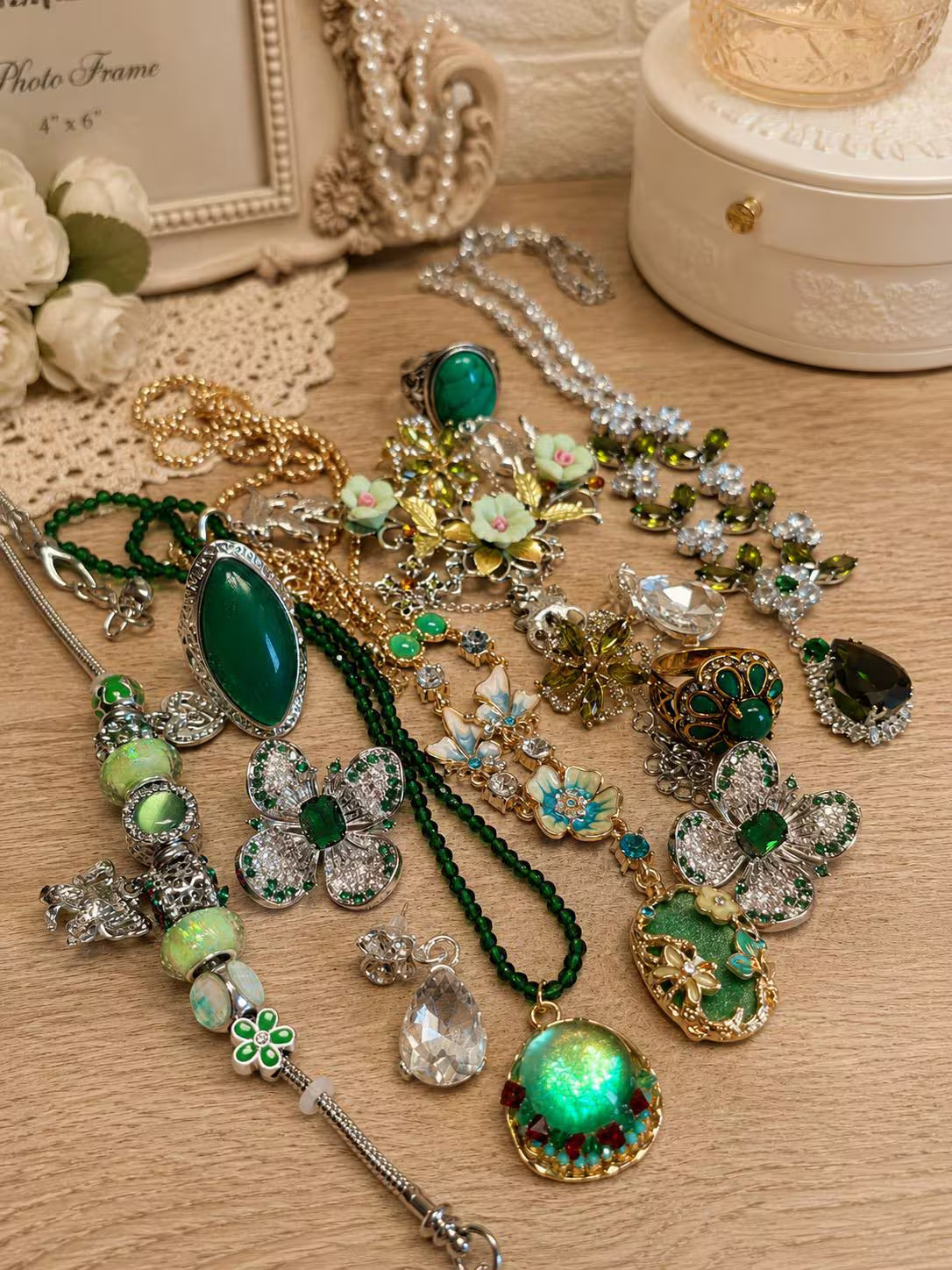 August Birthstone Inspired Mystery Jewelry Jar curated fashion jewelry assortment