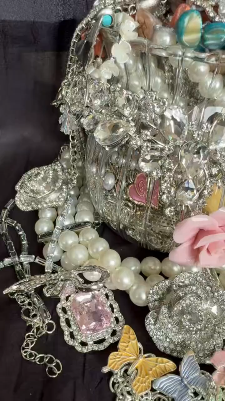 Vintage Inspired Jewelry Mystery Jar curated fashion jewelry assortment