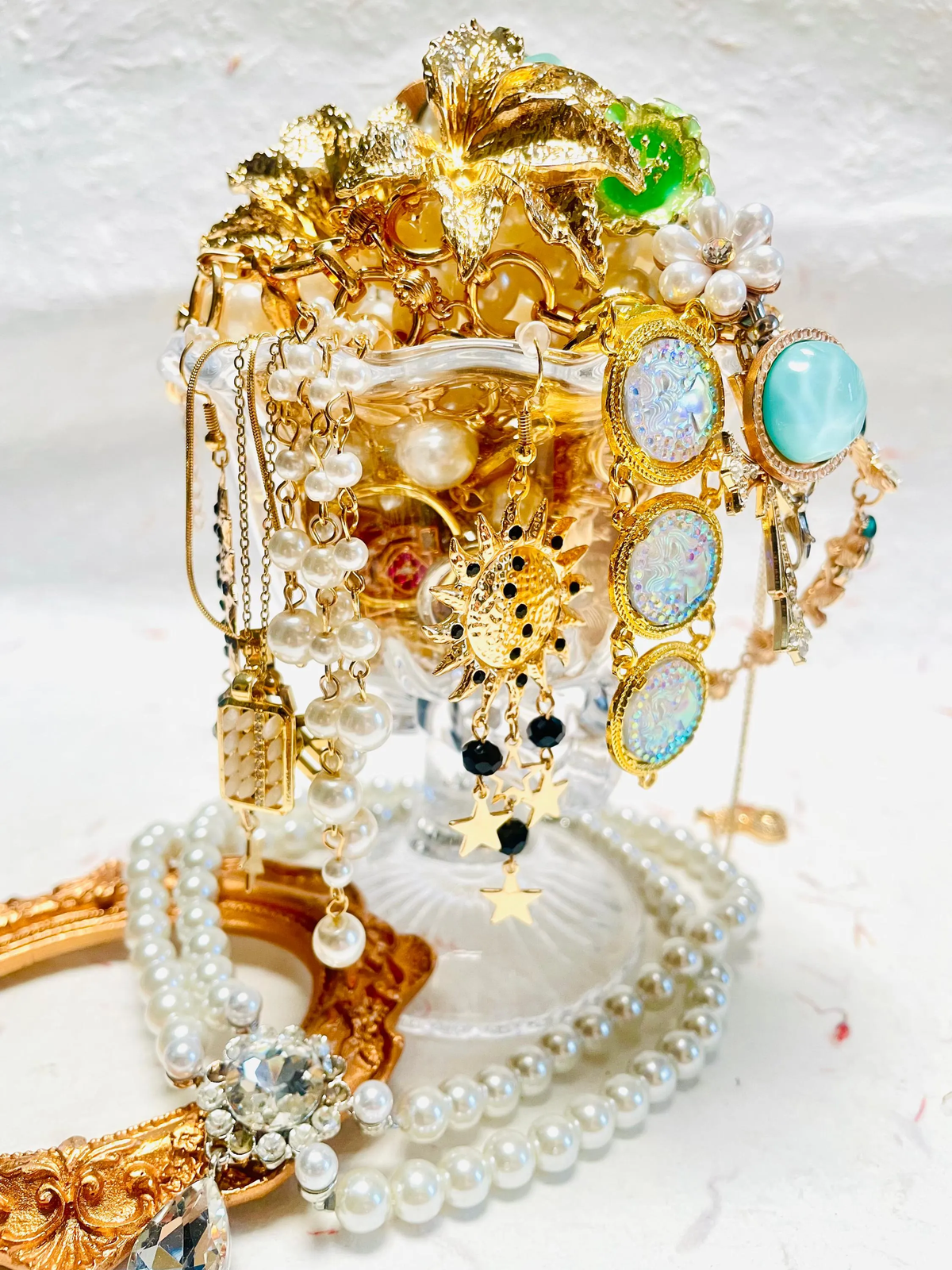 Celestial Sun Goddess Mystery Jewelry Jar curated fashion jewelry assortment