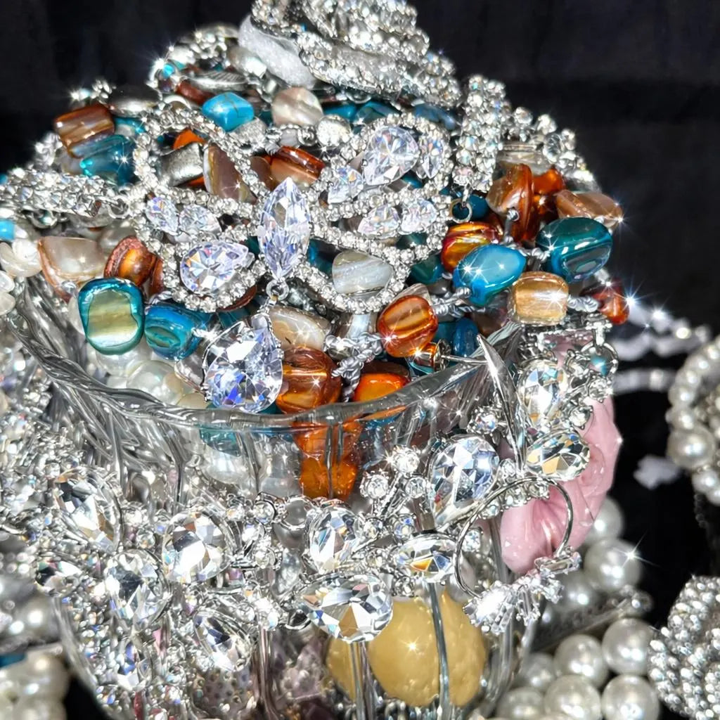 Vintage Inspired Jewelry Mystery Jar curated fashion jewelry assortment
