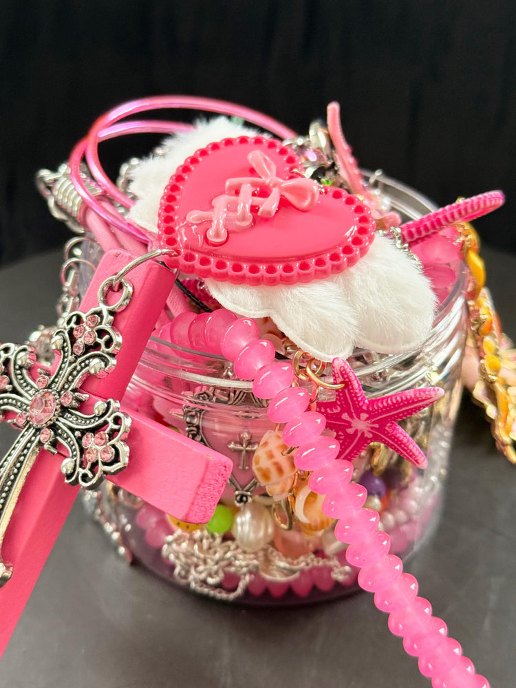Pink Y2K Mystery Jewelry Box curated fashion jewelry assortment
