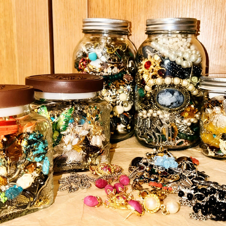 Mystic Violet Mystery Jewelry Jar curated fashion jewelry assortment