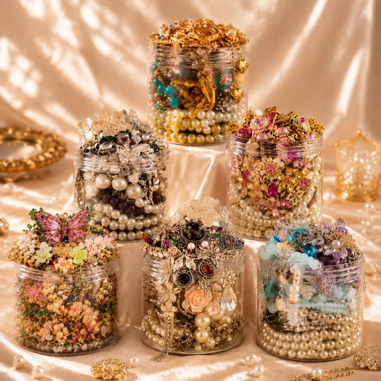 Boho Mystery Jewelry Jar curated fashion jewelry assortment