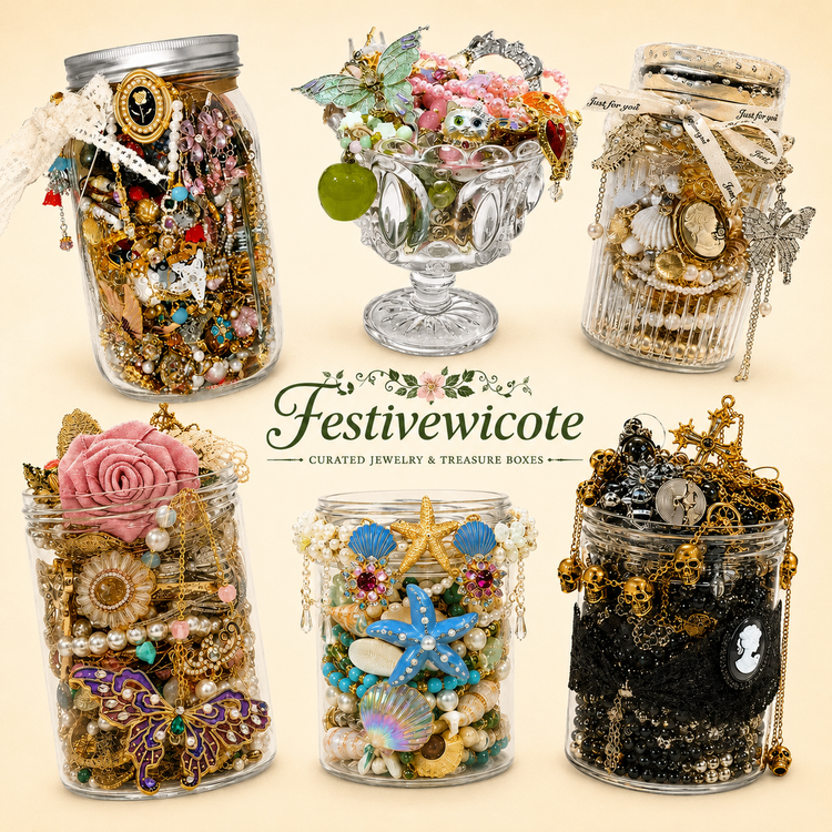 Personalized Style Mystery Jewelry Jar curated fashion jewelry assortment