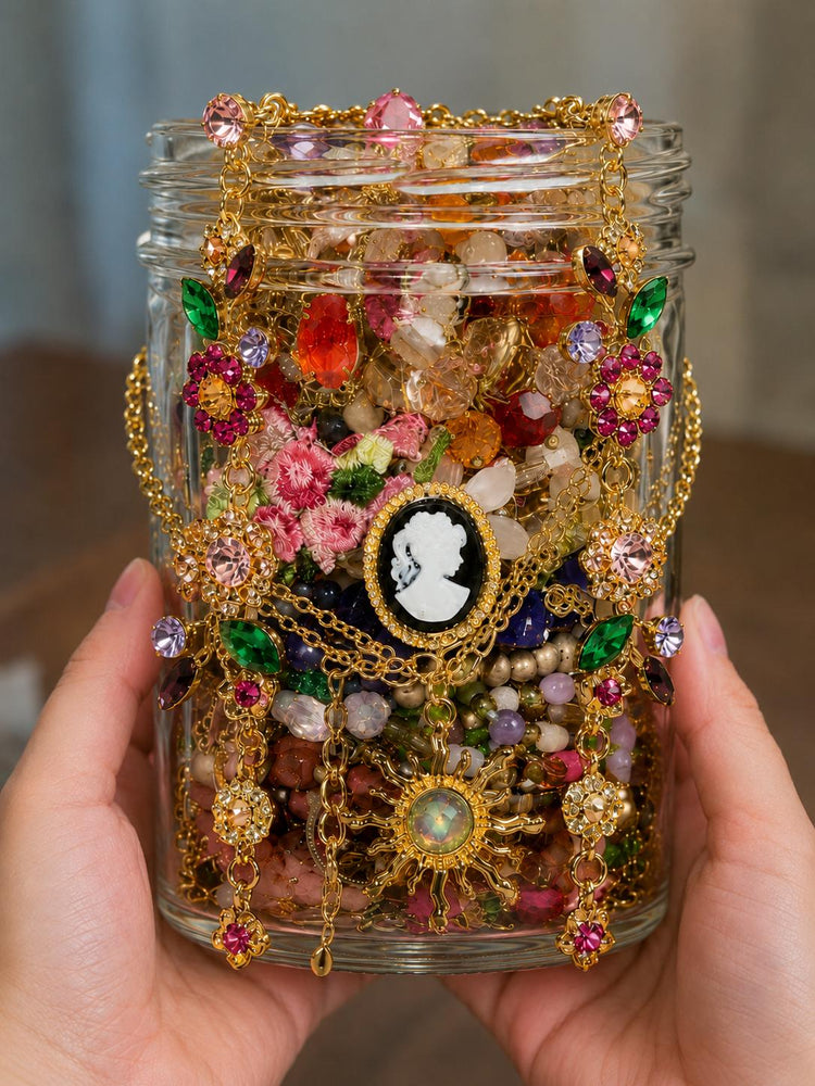 Birthday Jewelry Mystery Jar curated fashion jewelry assortment