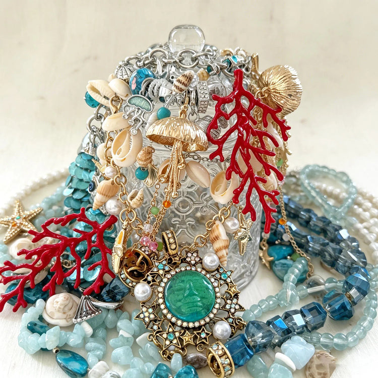 Ocean Pearl Style Mystery Jewelry Jar curated fashion jewelry assortment